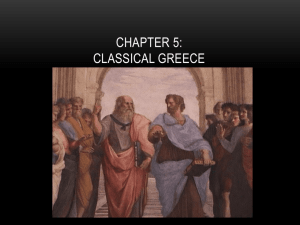 Chapter 5: Classical Greece