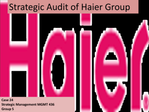 Haier final project