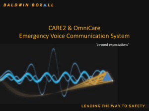 Emergency Voice Communication System