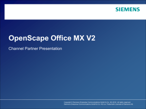 OpenScape Office MX Presentation