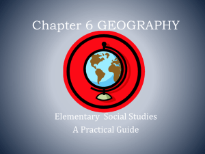 Chapter 6 GEOGRAPHY