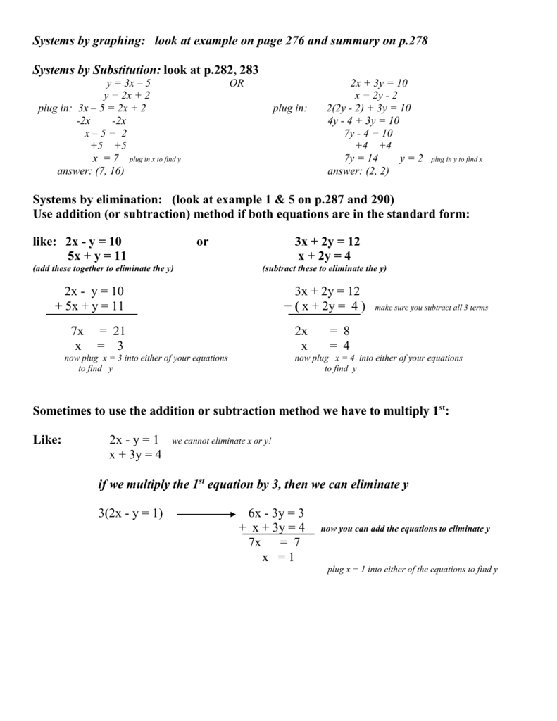 Notes For Systems