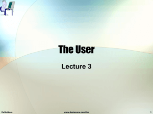 The User - Info Poster