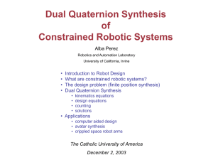 Dual Quaternion Synthesis