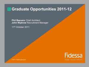 Graduate Opportunities 2011-12