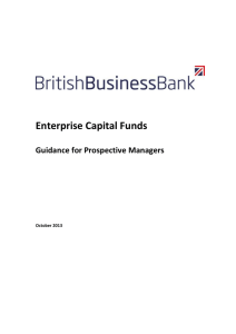 Enterprise Capital Funds Guidance for