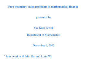 as t - Department of Mathematics - Hong Kong University of Science