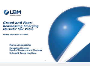 Greed and Fear: Reassessing Emerging Markets' Fair Value