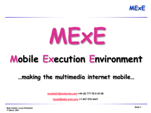 MExE Presentation