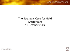 Investing in Gold: The Strategic Case