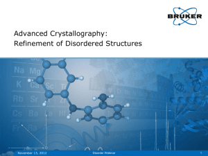 Refinement of disordered structures - X