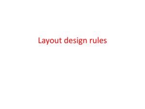 Layout design rules