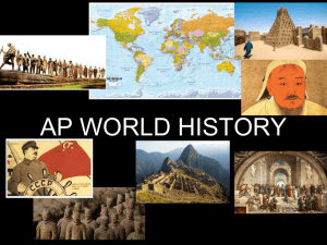 AP WORLD HISTORY