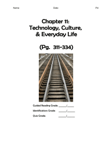 Chapter 11 Guided Reading AND Notes Packet