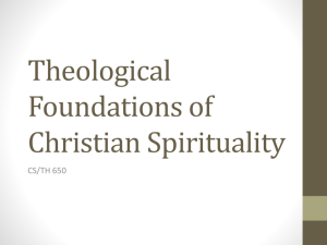 Theological Foundations