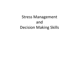 D4 Stress and Decisions - Middletown High School