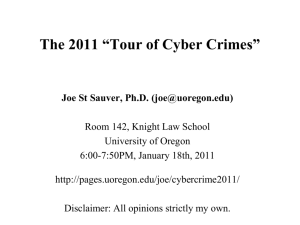 Cybercrime - St Sauver