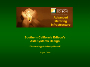 Southern California Edison's Conceptual Component Architecture