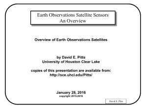 Earth_Obs_Sats - University of Houston