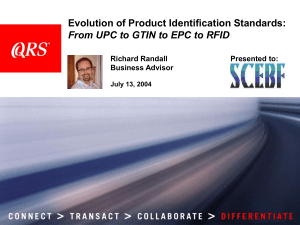 Evolution of Product Identification Standards from UPC to GTIN to