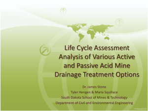 Life Cycle Assessment Analysis of Various Active and - CLU-IN
