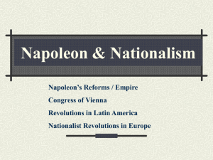 Napoleon and Nationalism