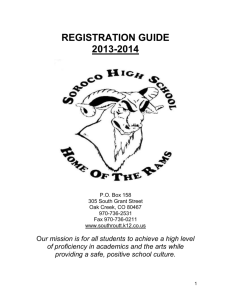 Yearlong course - South Routt School District RE-3