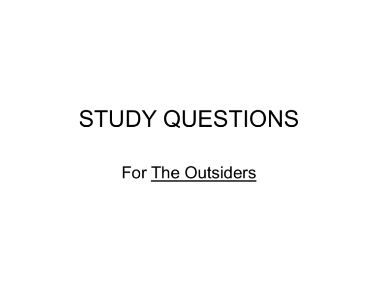 study-questions