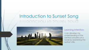 Intro to Sunset Song