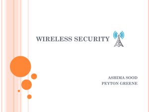 WIRELESS SECURITY