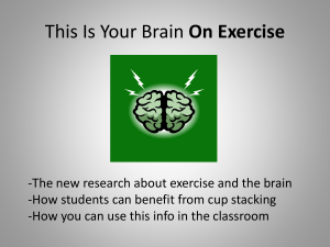 This Is Your Brain On Exercise