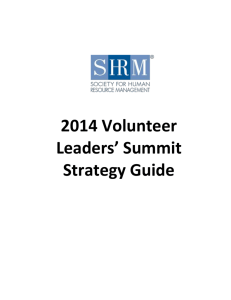 Section 1 – SHRM Strategic Planning Toolkit
