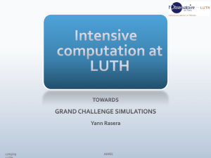 Towards Massively Parallel Processing Grand Challenge simulations