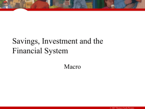 Savings, Investment, Money mod 22 - 27 macro