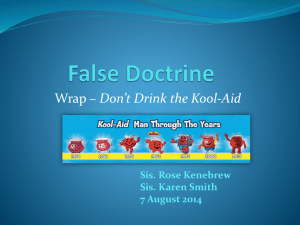 False Doctrine PowerPoint