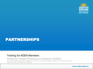 Partnerships - American Dream Employment Network