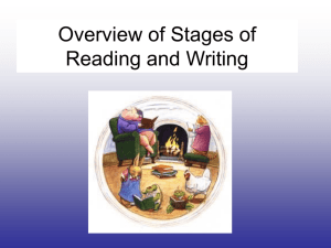Overview of Stages of Reading and Writing
