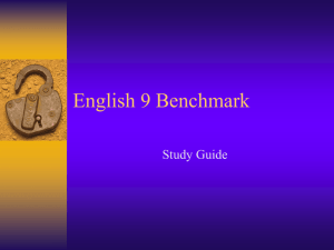 English 9 Benchmark
