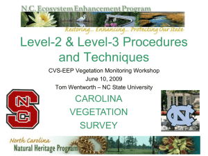 Tom Wentworth - Carolina Vegetation Survey