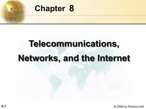 TELECOMMUNICATIONS AND NETWORKING IN TODAY'S
