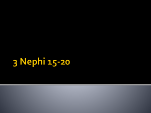 3 Nephi 15-20