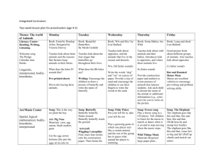 Integrated Curriculum Project