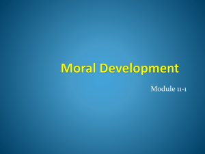 Moral Development - Gordon State College