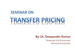 What Is Transfer Price? - East Delhi Study Circle