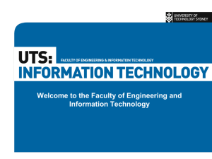 title of presentation - University of Technology Sydney