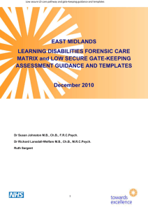 Regional Guidance - Leicestershire Partnership NHS Trust