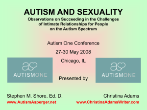 autis m & sexuality