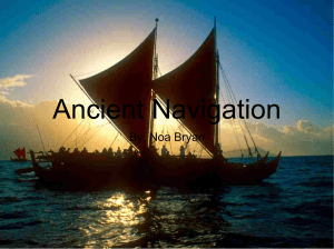 Ancient Navigation by Stars