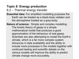 Topic 8.2 - Thermal energy transfer