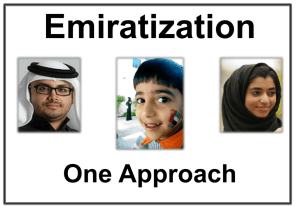MA0712 Emiratization